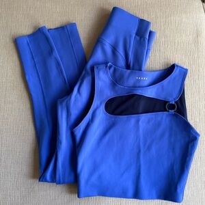 VAARA Royal Blue Leggings & Tank Set